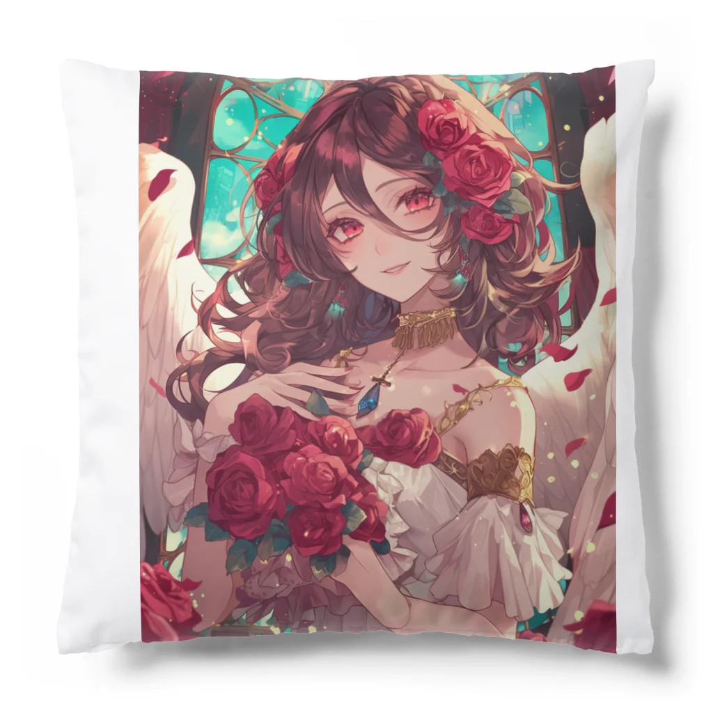 AQUAMETAVERSEのバラ好きの女性　なでしこ1478 Cushion