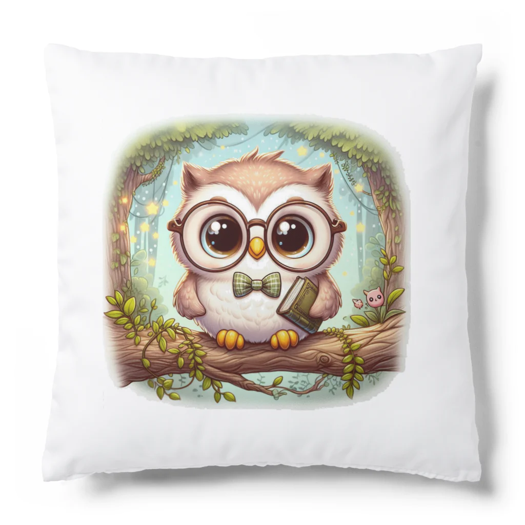 みきころん♡のフクロウちゃんはまるで癒しの天使 Cushion