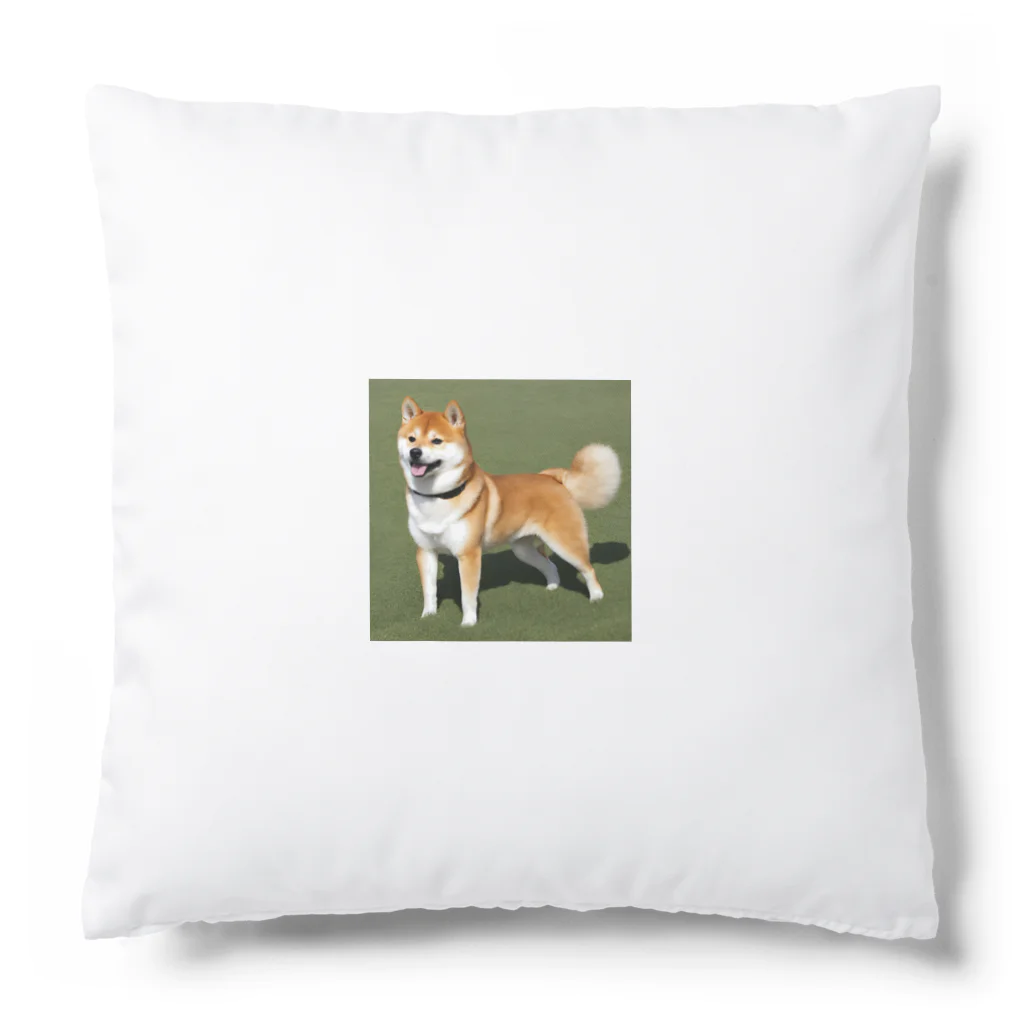 柴犬大好きマンのかわいい柴犬　赤毛 Cushion