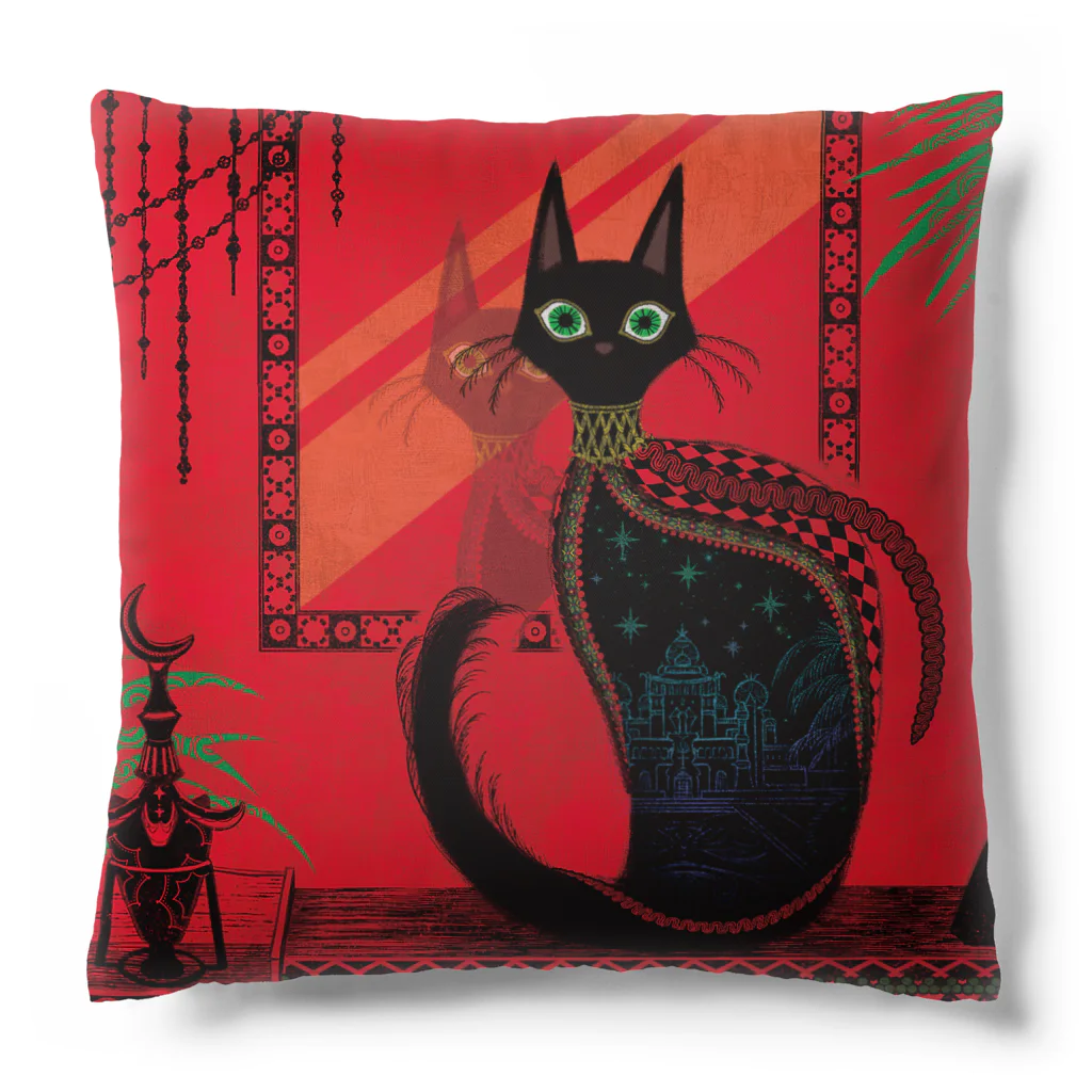 Lipsum_sapporoのエキゾチックな黒猫 Cushion