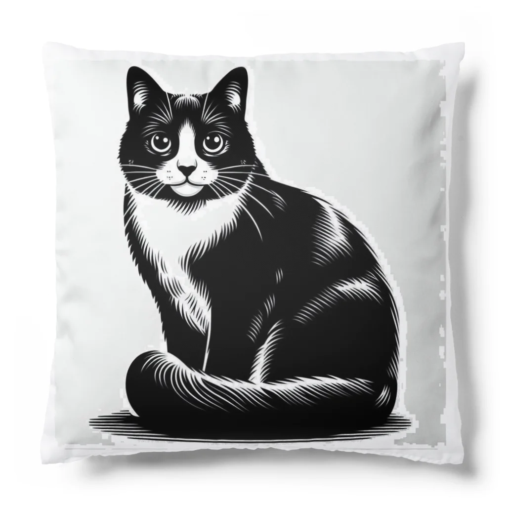 pano's shopのたたずむネコ Cushion