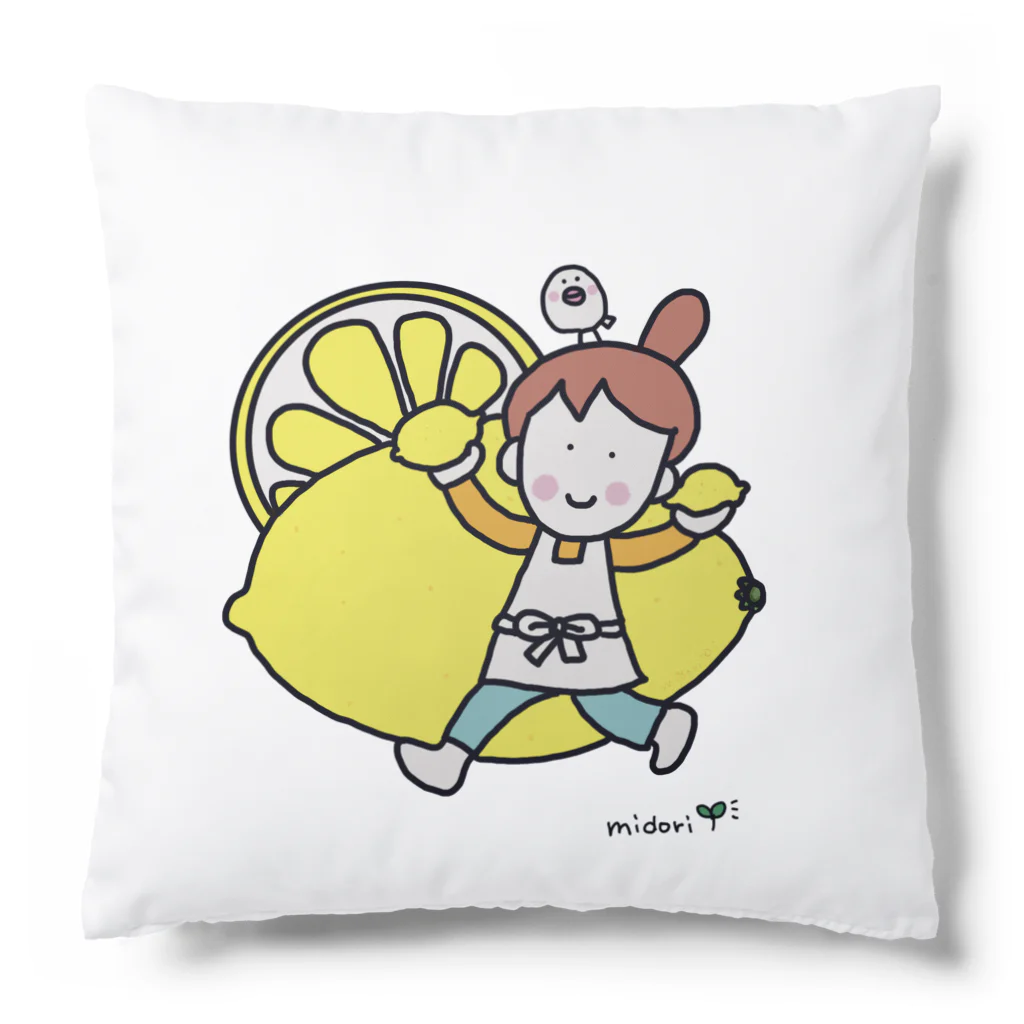 レシピ＆イラスト紺木みどりのれもん Cushion