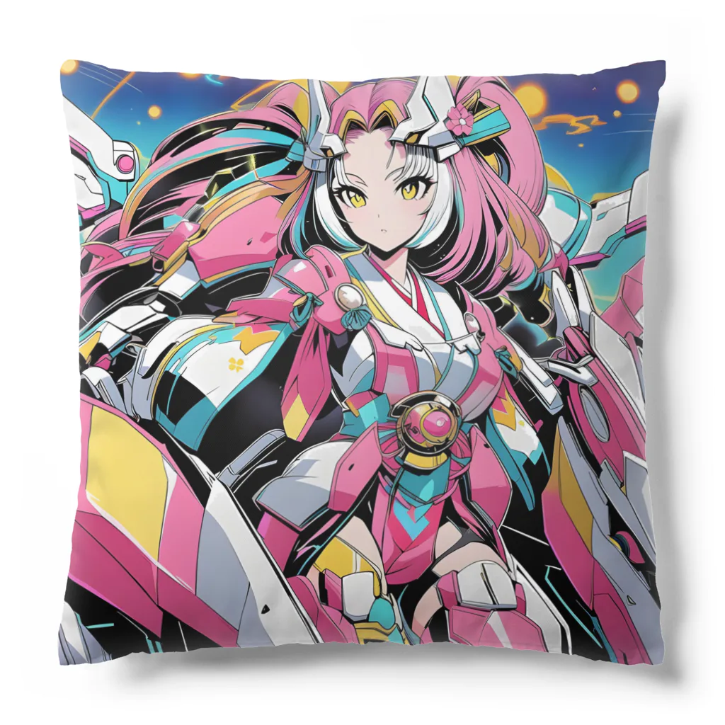 のほほんカピパーラの絢爛武装♪美麗ガールアーマーマージ♪ Cushion