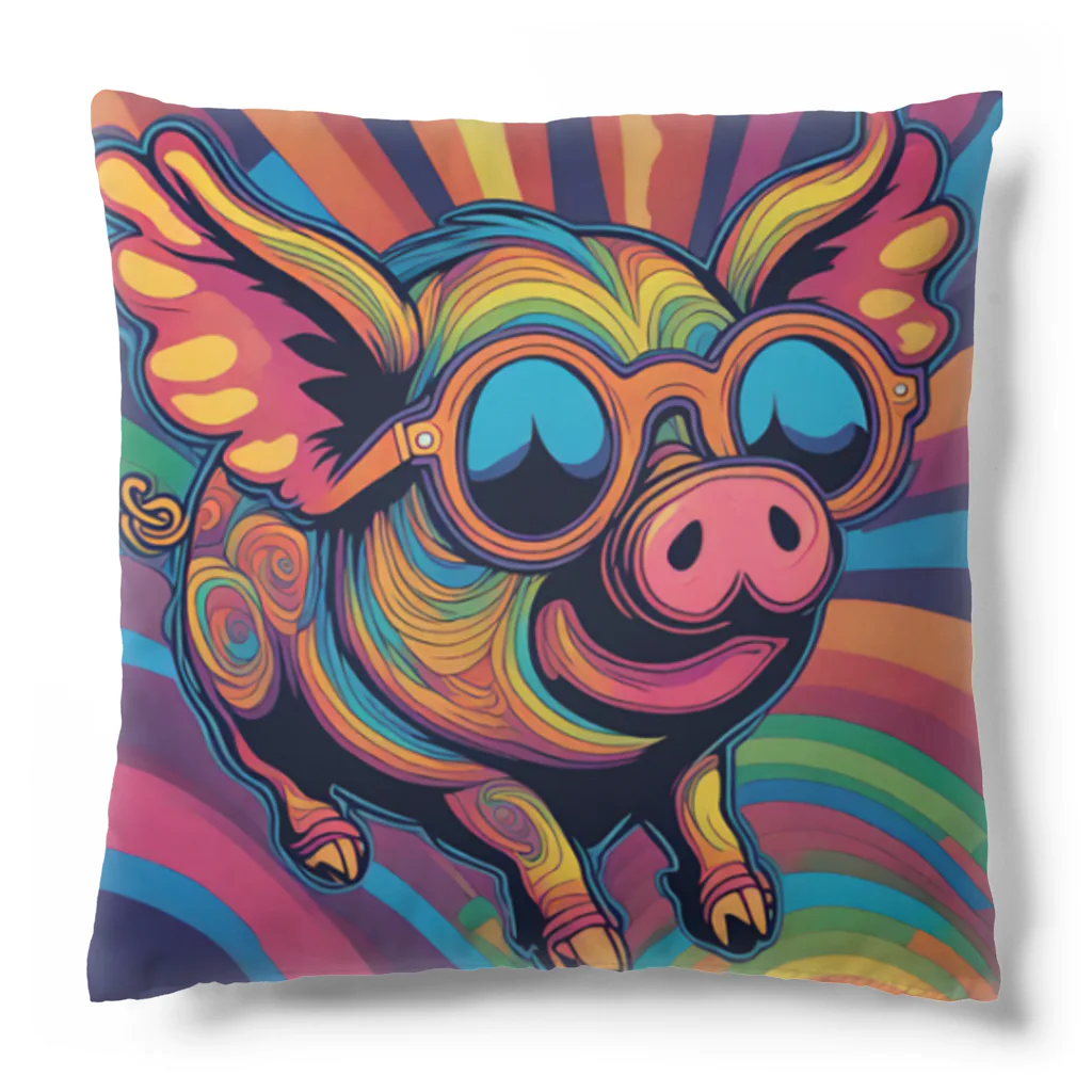 s300h150のThe flying pig Cushion