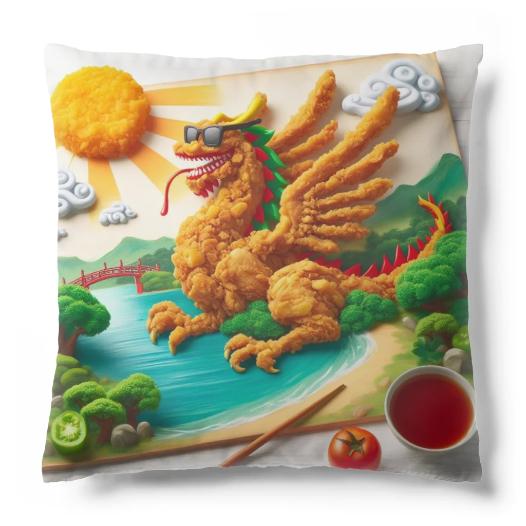 ハピShopのフライドラゴン Cushion