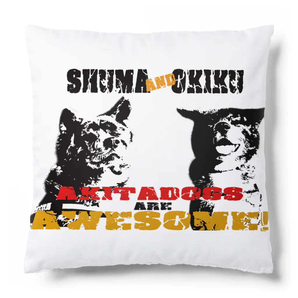 秋馬とお菊-Shuma and Okikuの秋馬とお菊ch.awesome Cushion