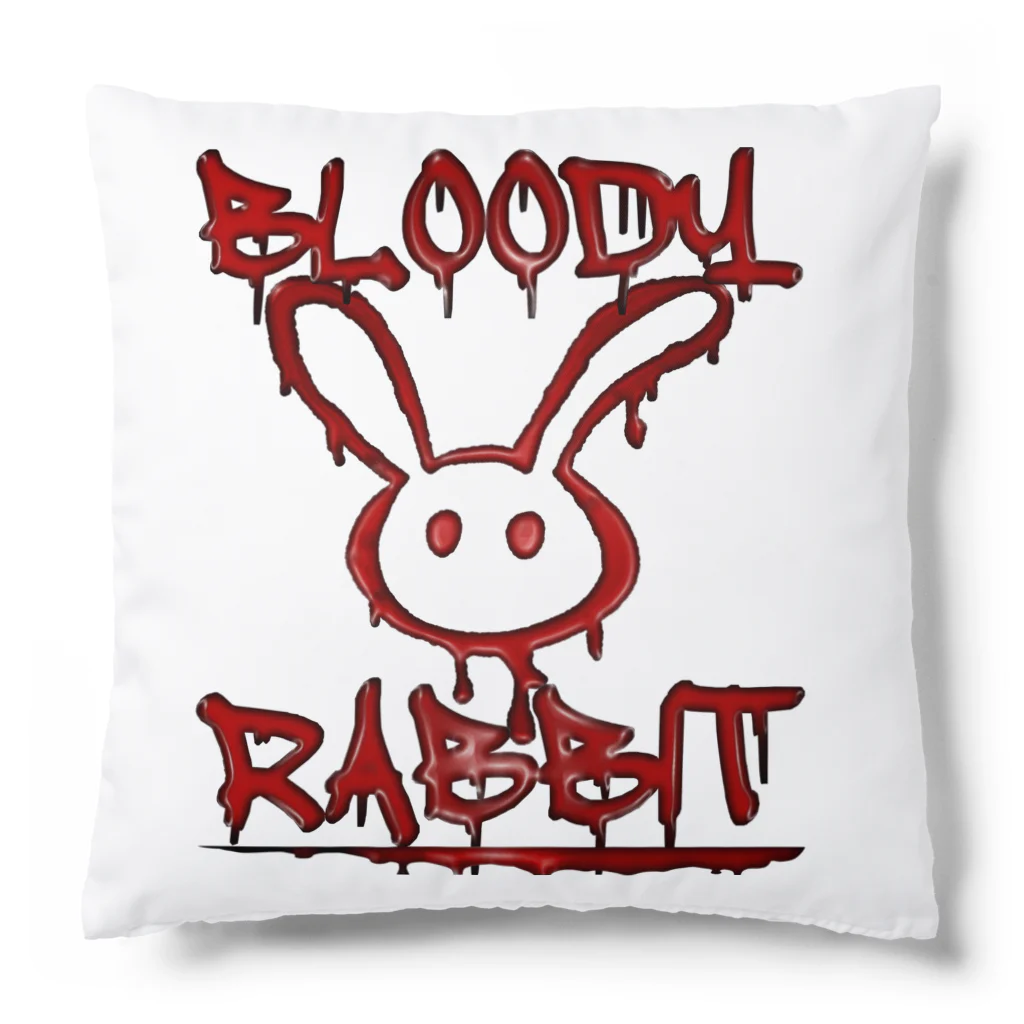 Ａ’ｚｗｏｒｋＳのらくがきBLOODYRABBIT Cushion