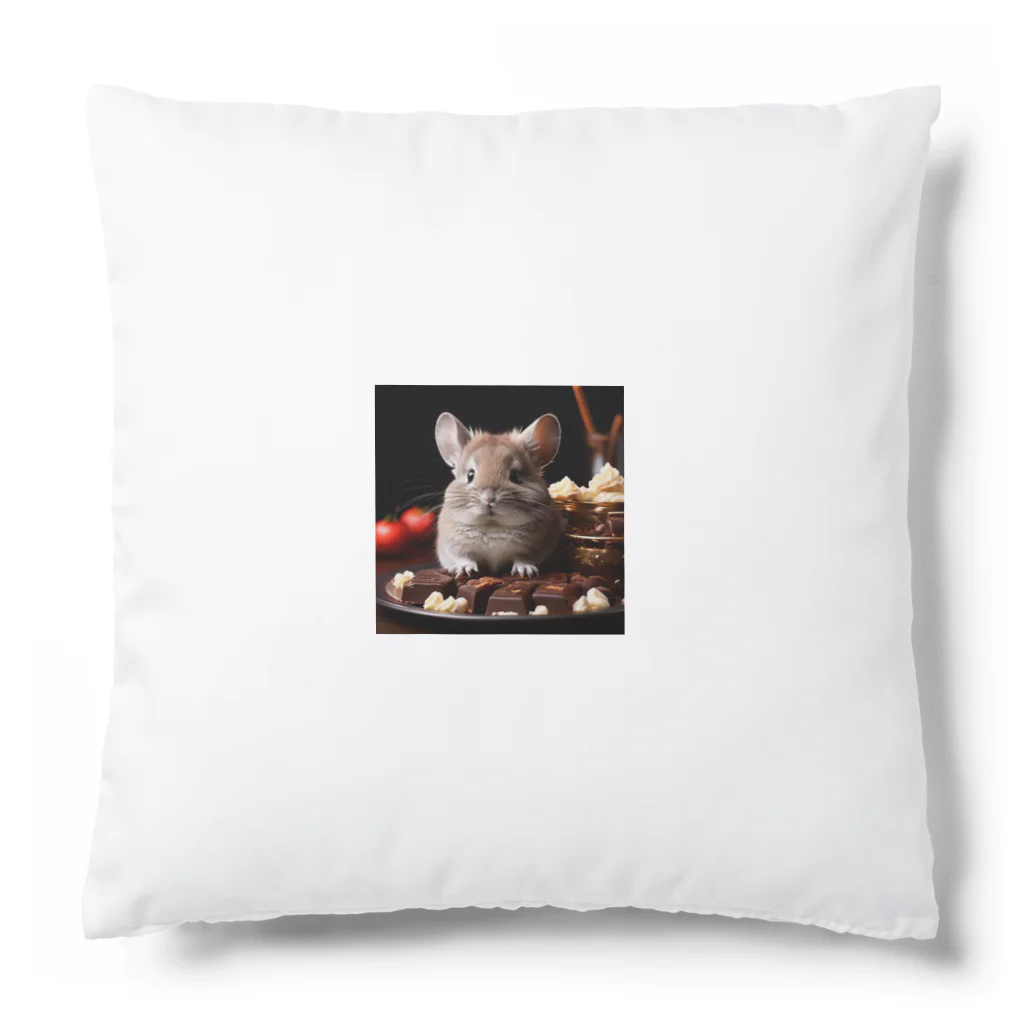 ZeroCreativeのチョコレートチンチラ Cushion