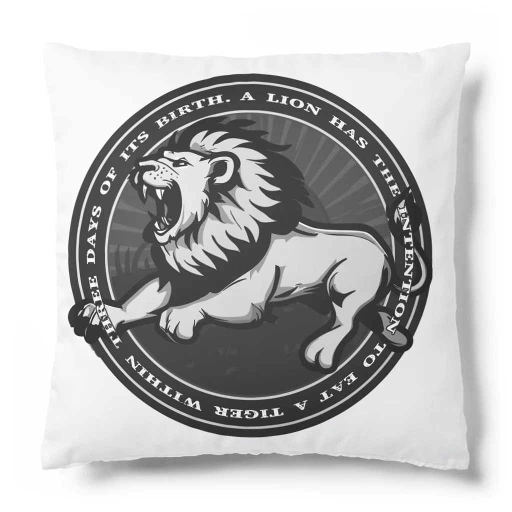 Ａ’ｚｗｏｒｋＳのLION IN A CIRCLE Cushion