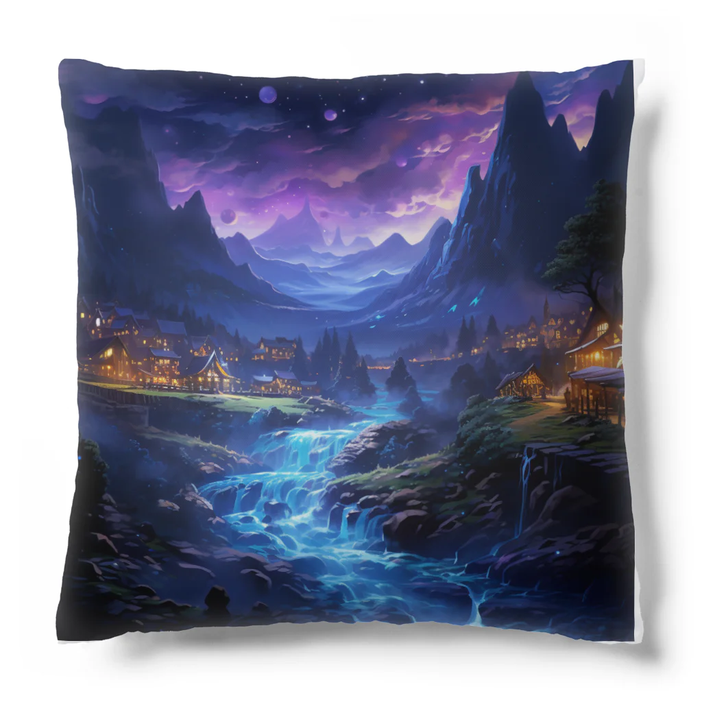 AQUAMETAVERSEの夜空　なでしこ1478 Cushion