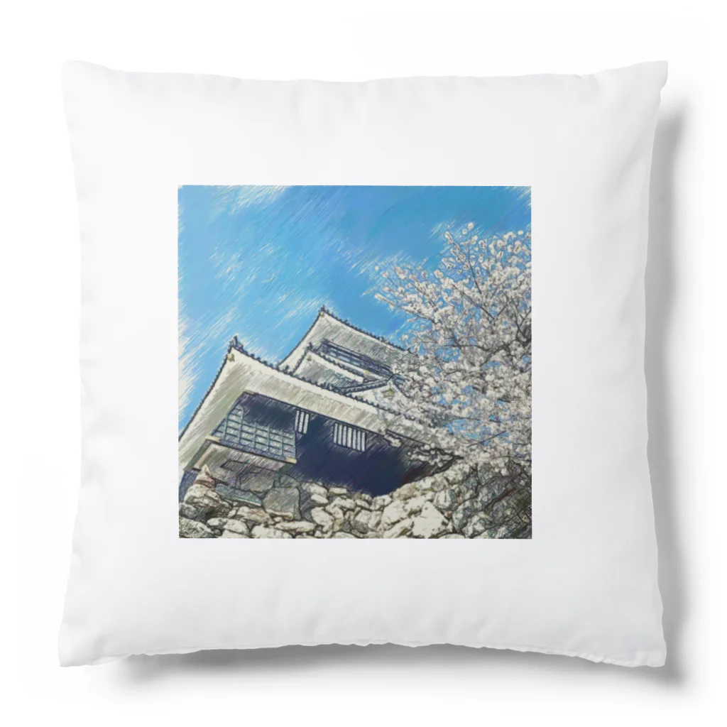 ピヨるっちの【浜松城】フォトアート Cushion