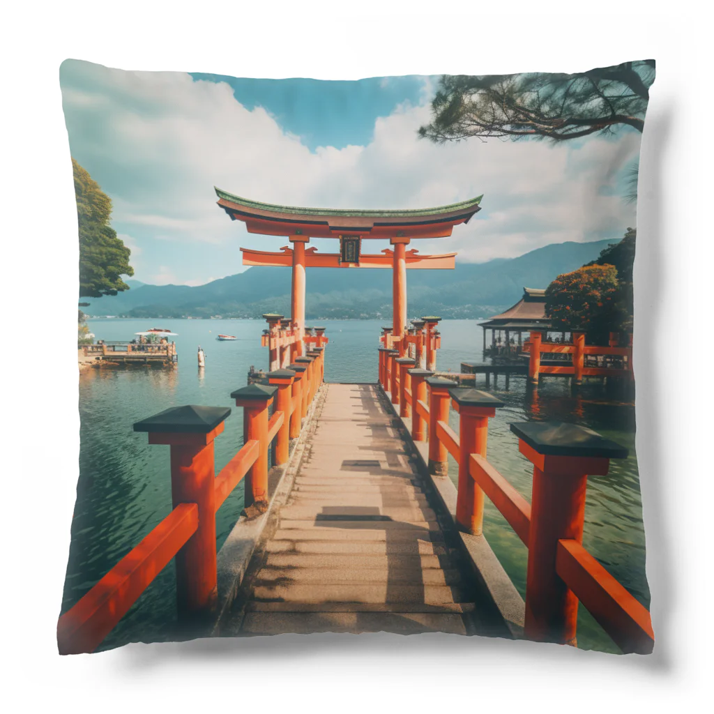 AQUAMETAVERSEの鳥居　なでしこ1478 Cushion