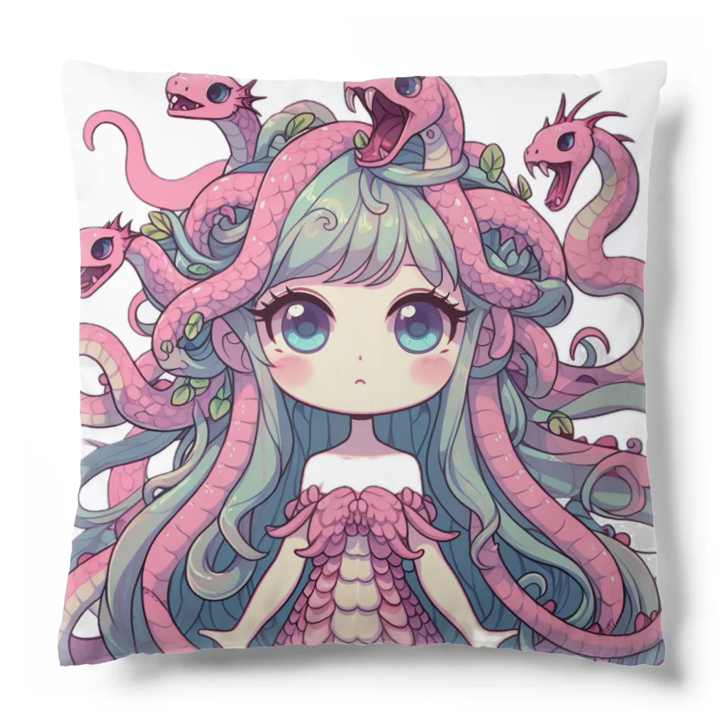 WakuWakustoreのメデューサ少女 Cushion