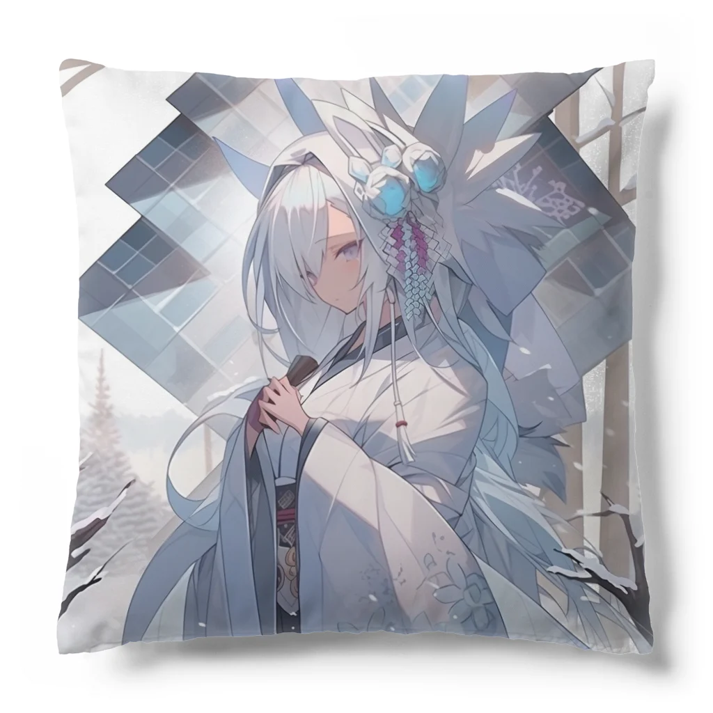 神話の守護者（Guardian of Myths）の雪花（Yuki） Cushion