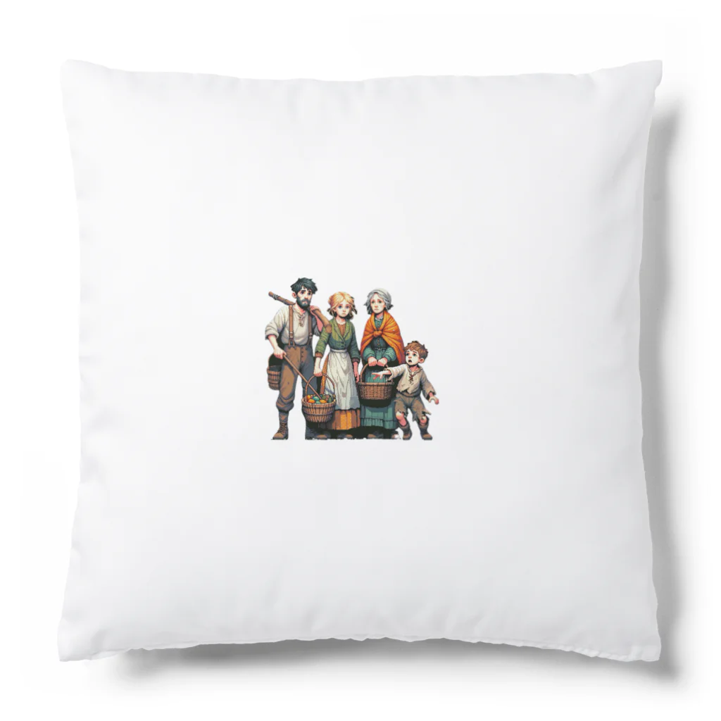 Pixel Art Goodsの村人（pixel art） Cushion