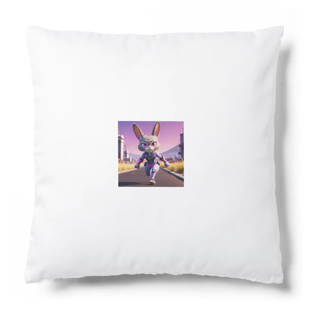 kaz_new9の未来のうさぎ戦士 Cushion