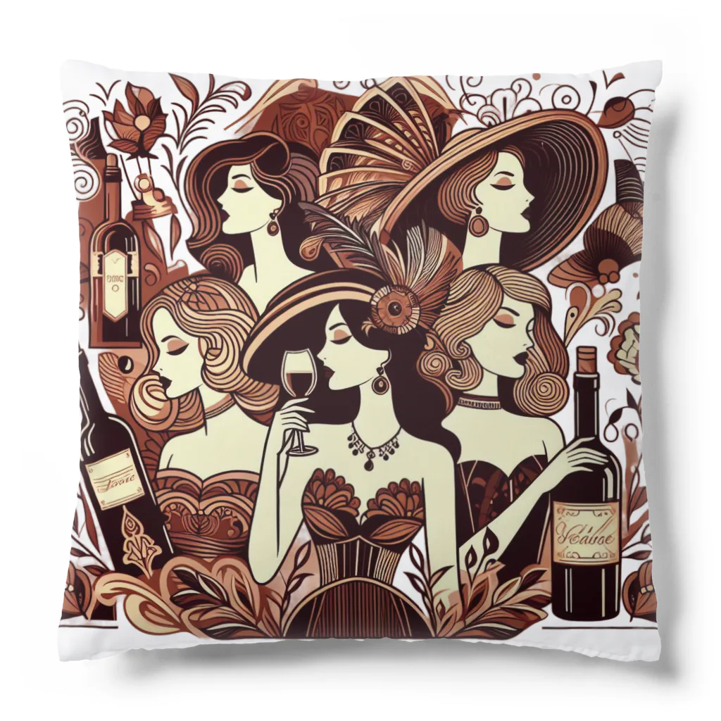 MOONY'S Wine ClosetのBella Bottiglia Cushion