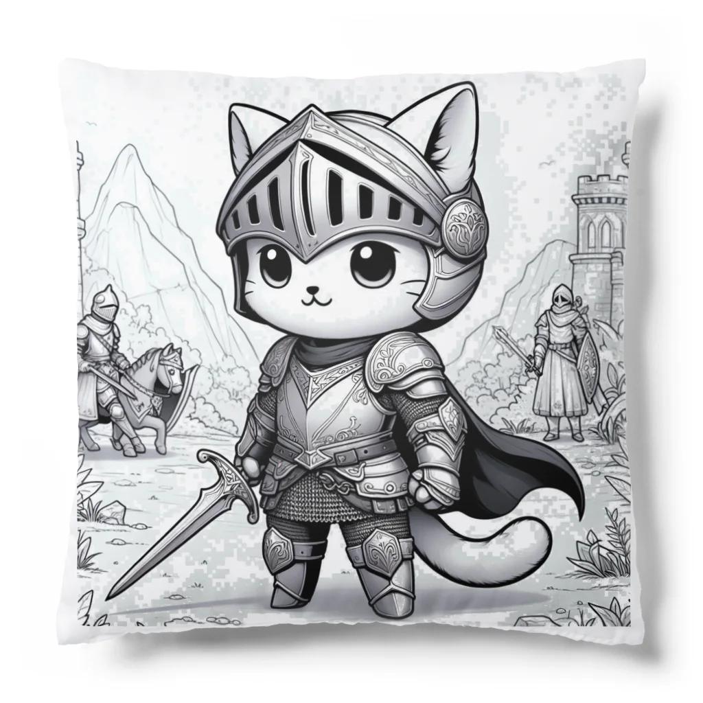 われらちきゅうかぞくのナイト キャッツ(Knight Cats) Cushion