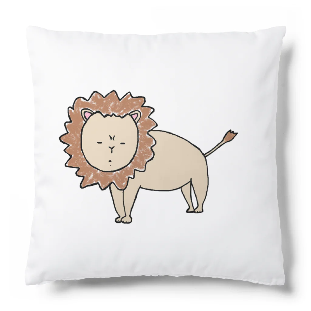 せつらデザイングッズのらいおーん Cushion