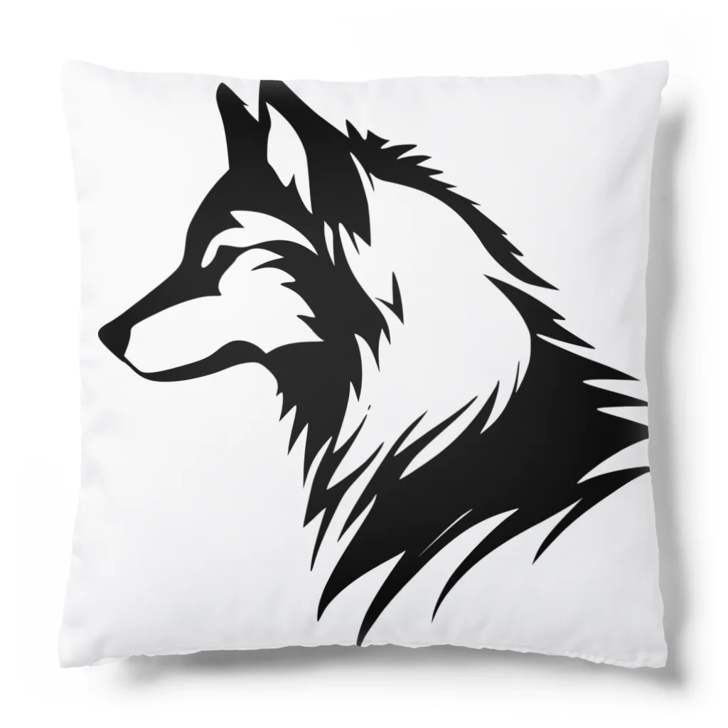 wolneko_keibaのウルフ（アイコン） Cushion