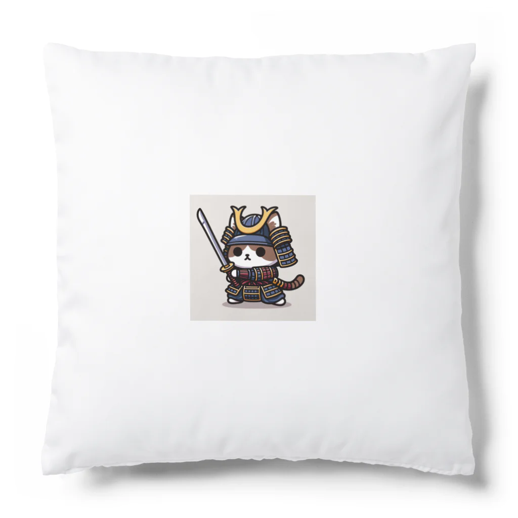 にゃんラボの武士にゃんこ Cushion