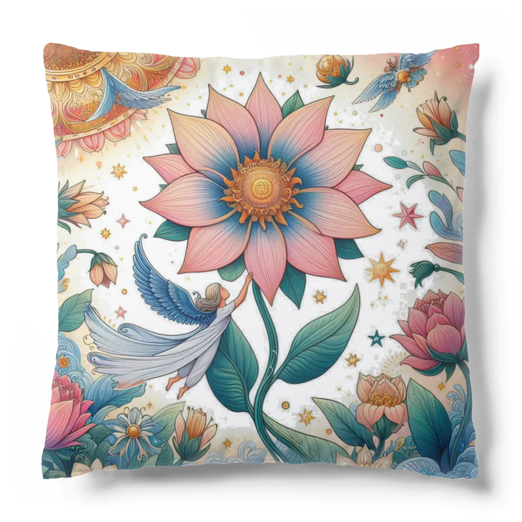 momoart8888の天使のいる世界 Cushion