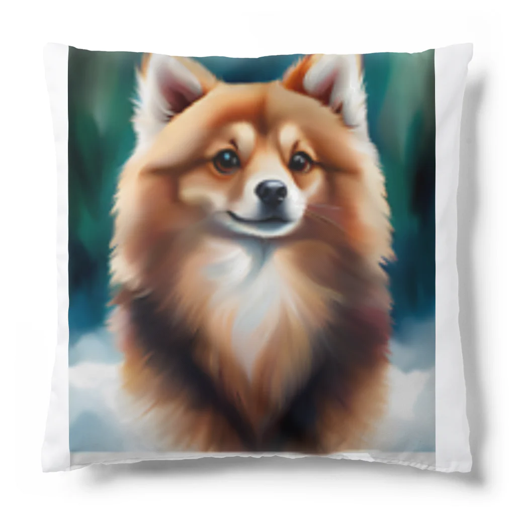 海坊主のポメラニアンのポーくん Cushion