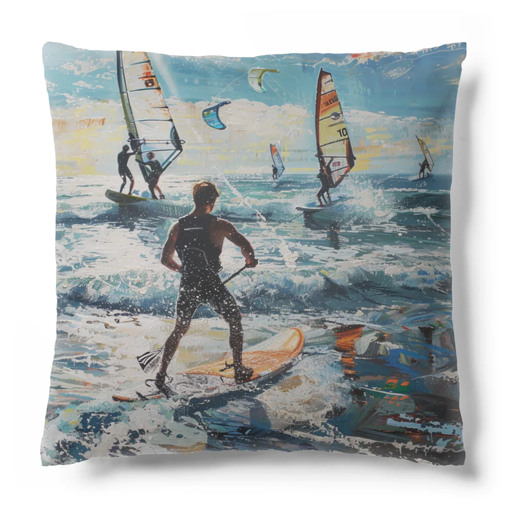 AQUAMETAVERSEのsupとwindsurfingレース　エンジェル717 2065 Cushion