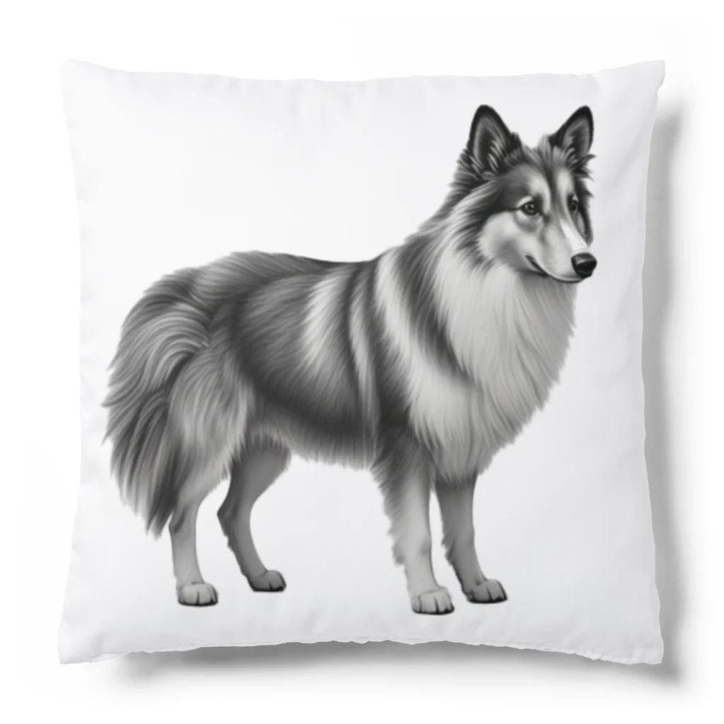 きほんてきにはものと～んのシェットランドシープドッグ Cushion