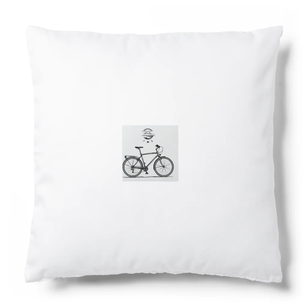 二宮大輔の自転車ロゴ Cushion