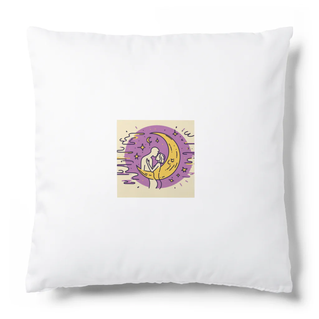 パープルルームの夜のロマンチックな光景！ Cushion