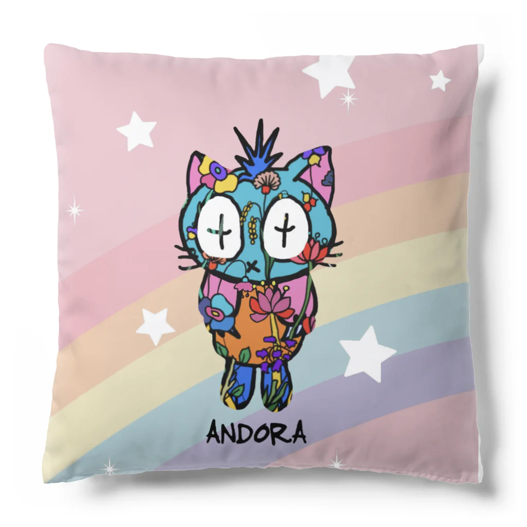 ANDORAの虹色トロピカル Cushion
