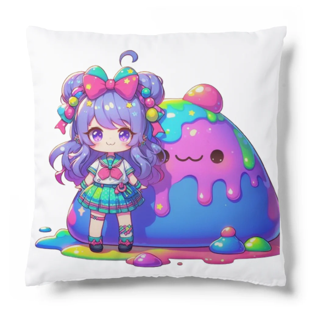 surasuramusumeのスライム娘「あかりちゃん」 Cushion