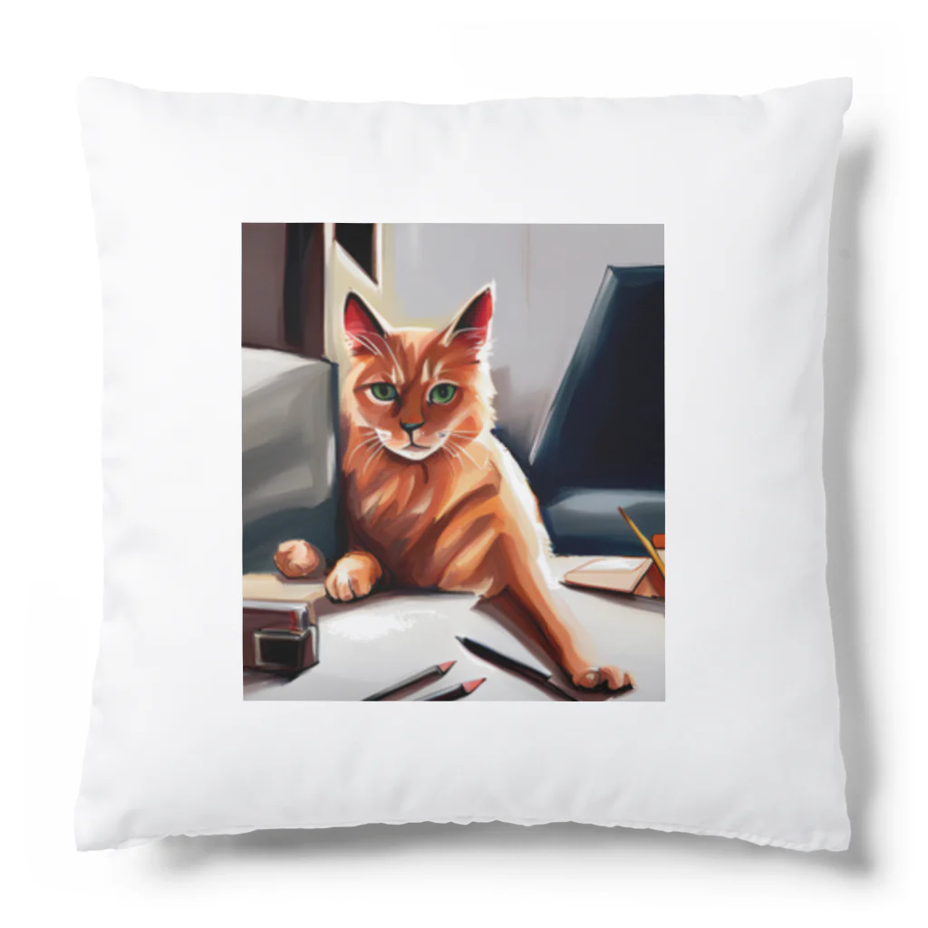 ソルブラインのお仕事猫「ブライ」 Cushion