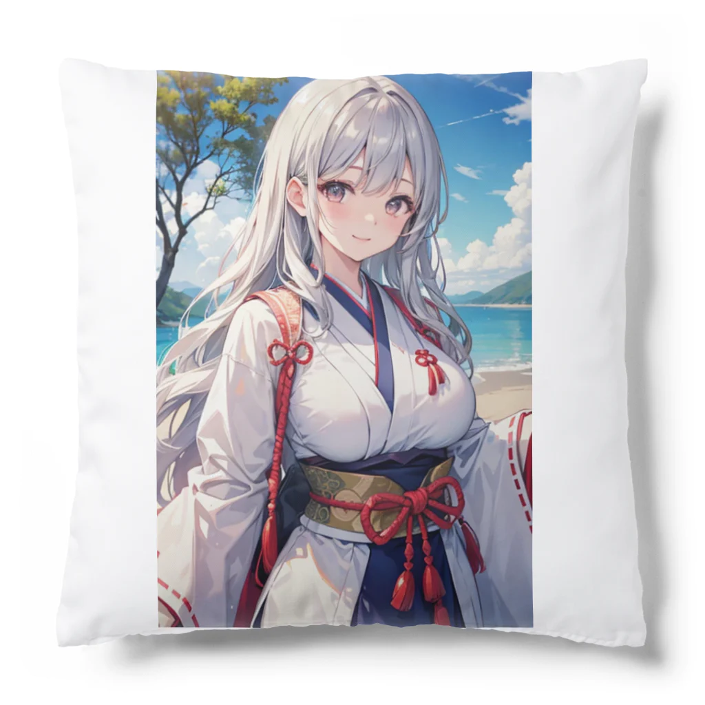 巫女スタぐらむの母性溢れる巫女 Cushion