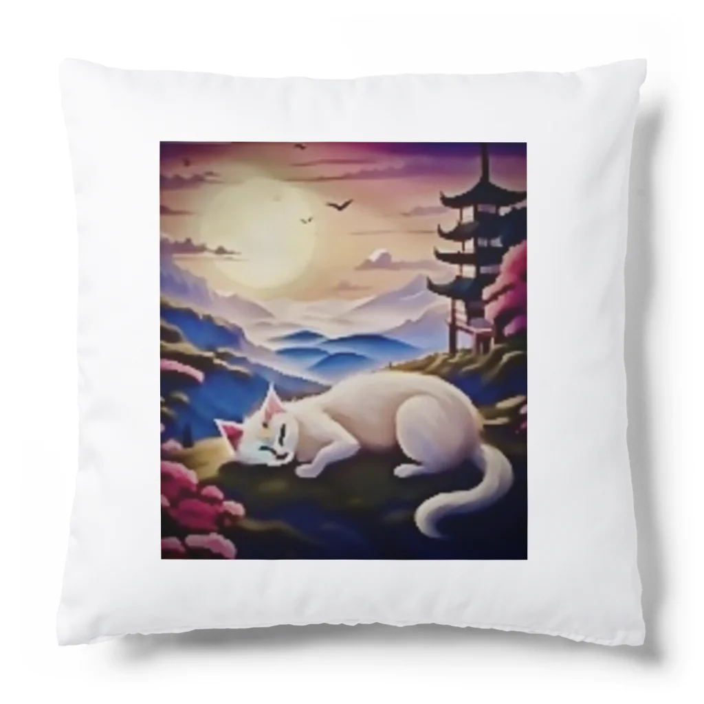 ソルブラインの眠り猫「ソリカ」 Cushion