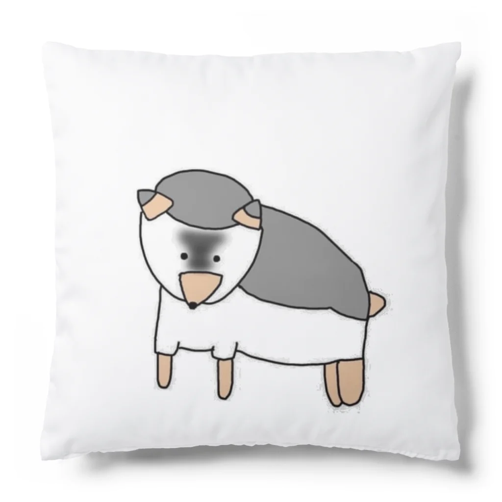 たぬきのアトリエの怒りのはりねずみ Cushion