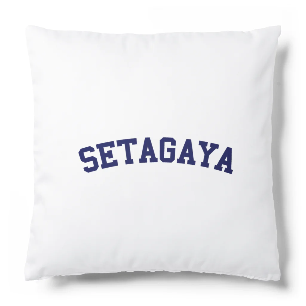 せたが屋さんの世田谷グッズ　ネイビーロゴ（setagaya item） Cushion