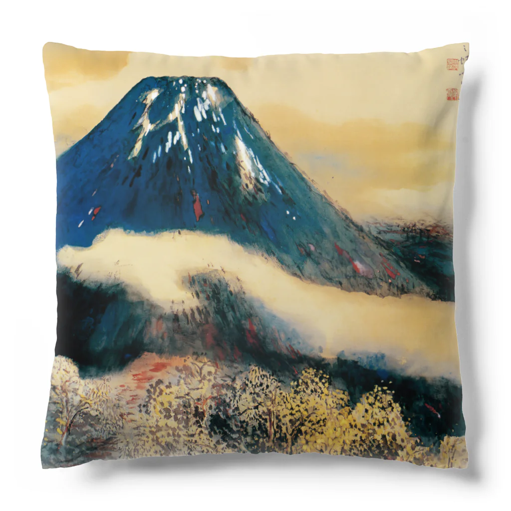 PALA's SHOP　cool、シュール、古風、和風、の夏日富嶽 (橋本関雪), 1925年 Cushion