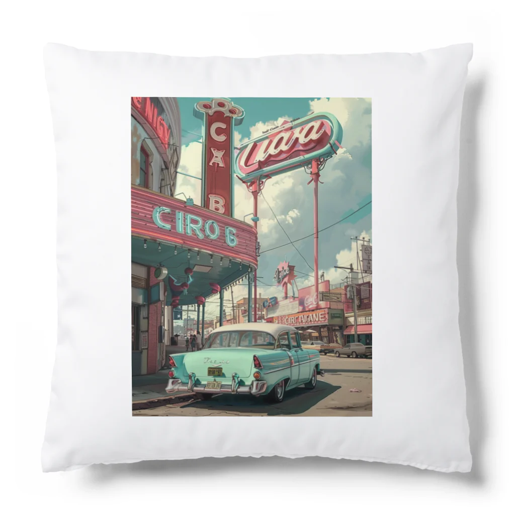 がーるずしょっぷのVintage American City Cushion