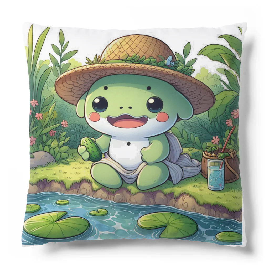 山田Kのかわいいカッパ Cushion