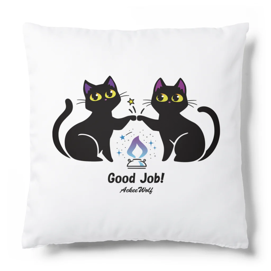 AckeeWolf Art ShopのGood Job! Cushion