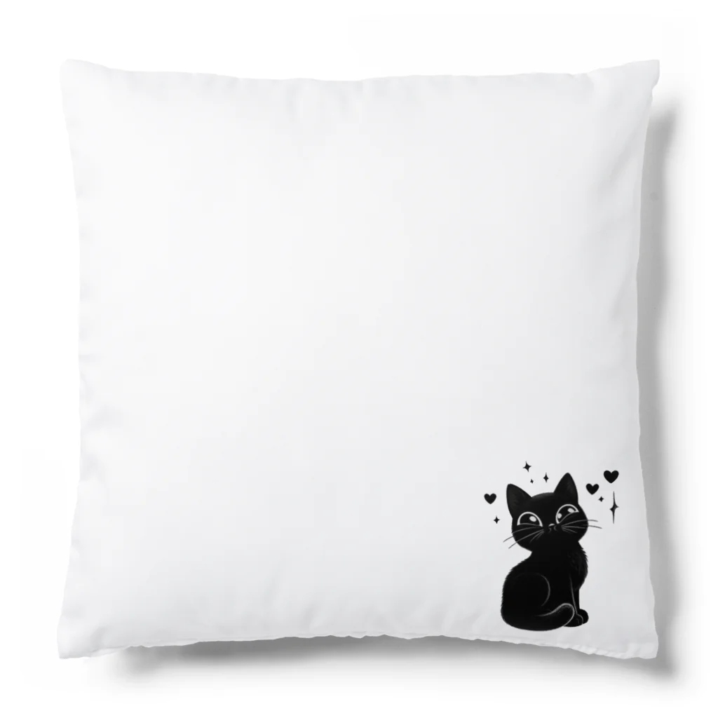 Mizuki・ASIA CATの黒猫ニャン・ポイント Cushion