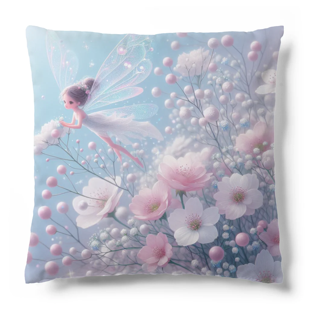 2024billionの花と宝石の妖精4月1 Cushion