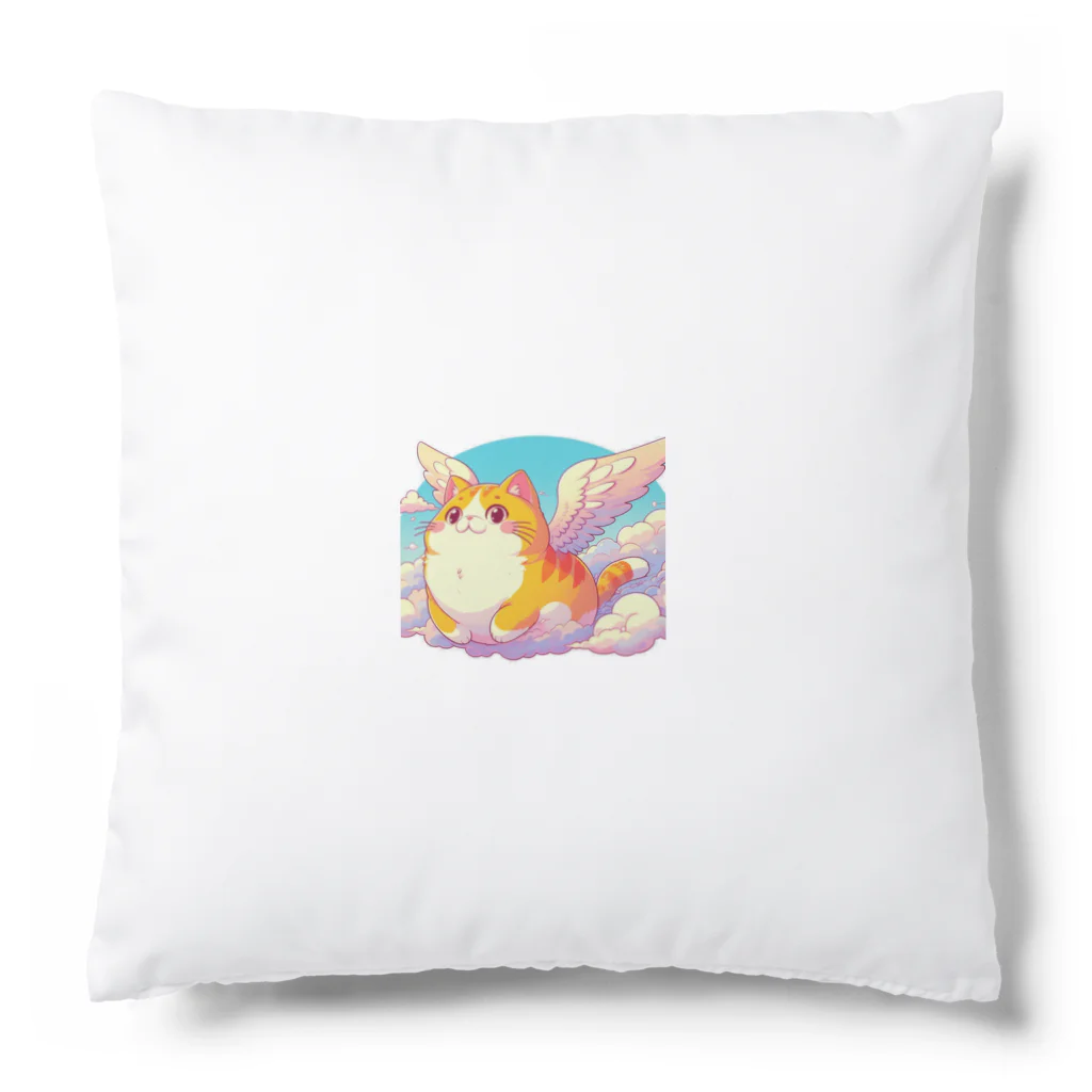 oz-chanの空飛ぶ猫アニメ風4 Cushion