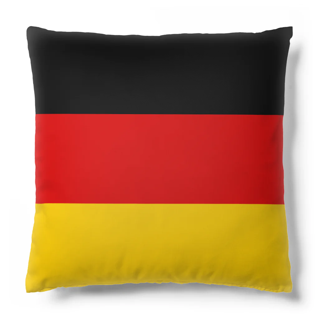 お絵かき屋さんのドイツの国旗 Cushion