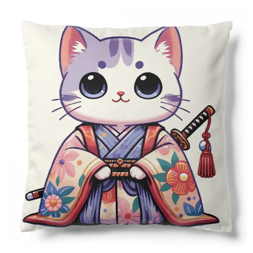 SAMURAIのネコSAMURAI Cushion