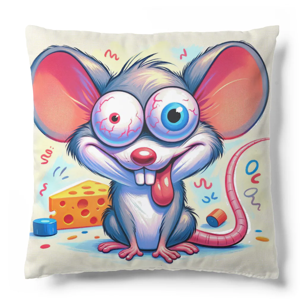 funny-itemsのパニックマウス Cushion