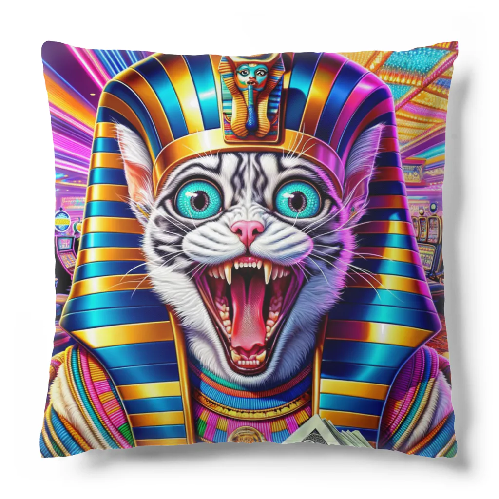 funny-itemsの一攫千金猫 Cushion