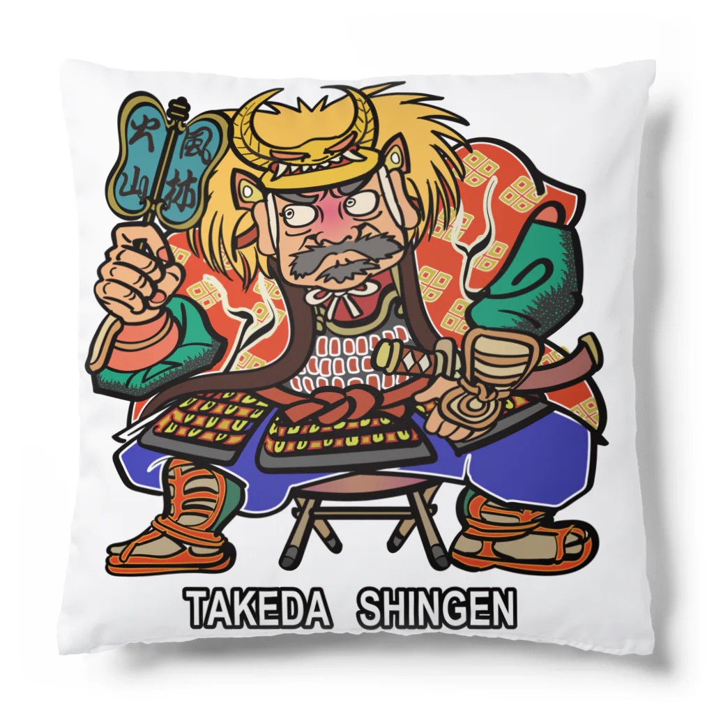 freehandの武田　信玄 Cushion